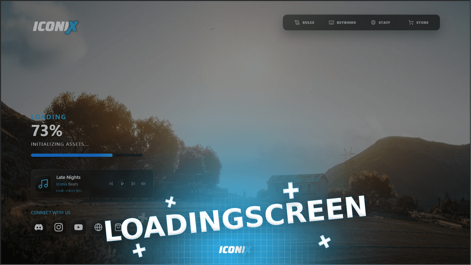 Loading Screen — Free FiveM Loading Screen (Standalone)